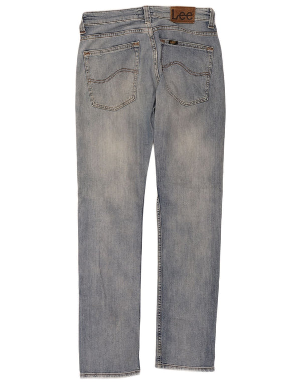 Lee Damen Powell Slim Jeans W31 L34 Blaue Baumwolle