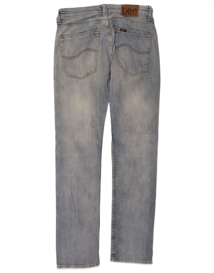 Lee Damen Powell Slim Jeans W31 L34 Blaue Baumwolle
