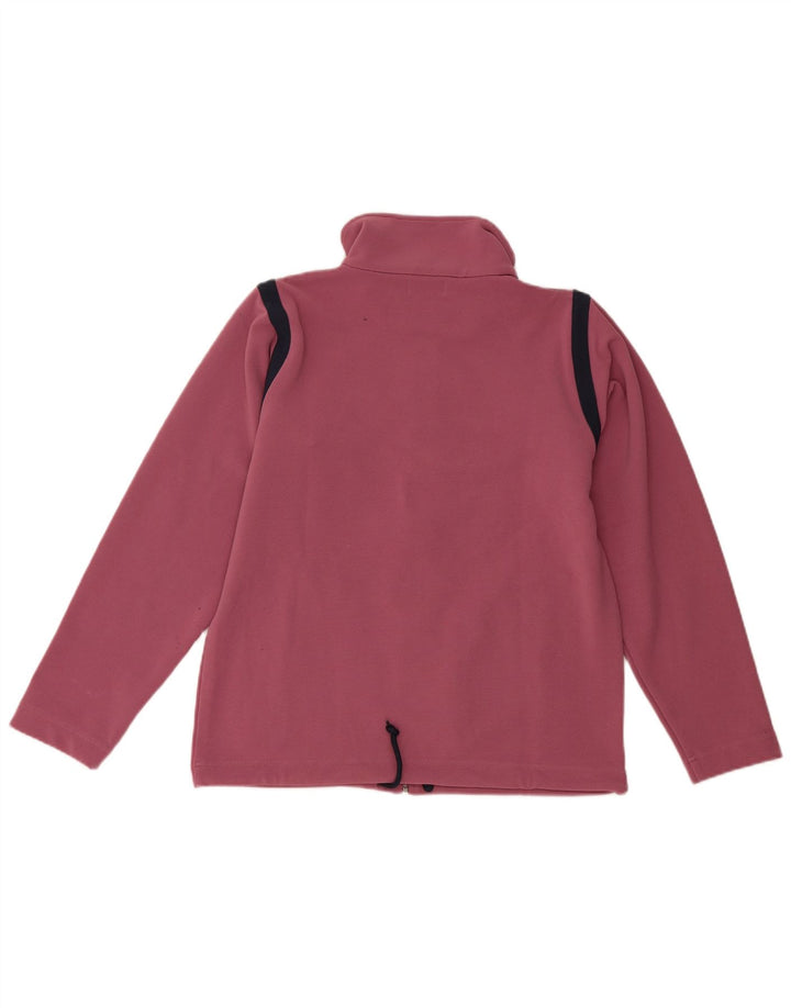 Kappa Damen-Trainingsanzug-Oberteiljacke UK 10 Small Rosa Colourblock-Polyester