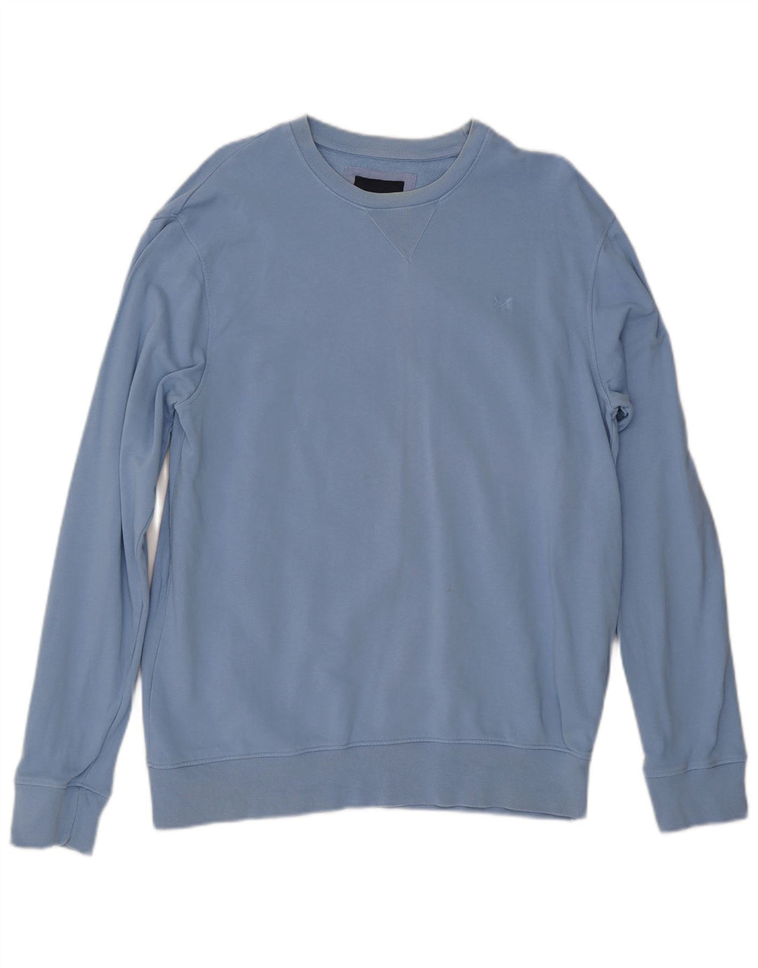 Crew Clothing Herren-Sweatshirt, Pullover, Größe L, Blau, Baumwolle