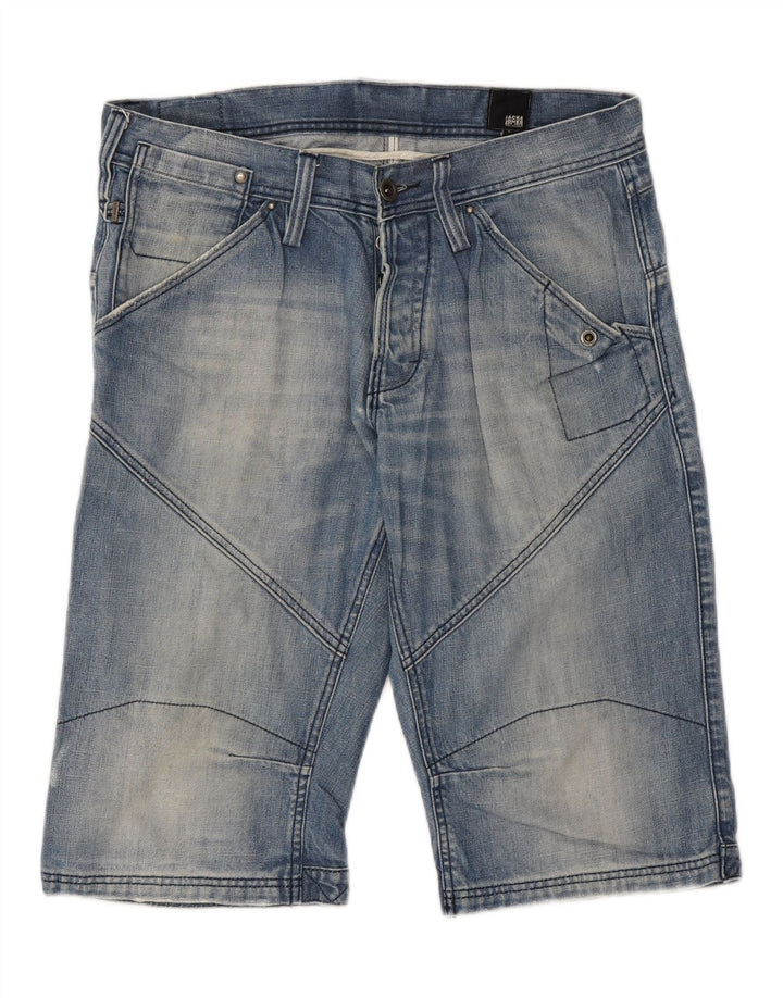 JACK & JONES Herren-Jeansshorts, Größe L, W34, Blau