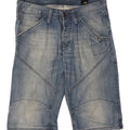 JACK & JONES Herren-Jeansshorts, Größe L, W34, Blau