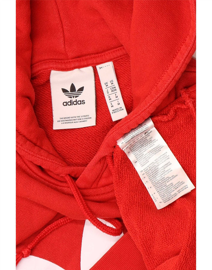 Adidas Herren Graphic Hoodie Pullover Mittelrote Baumwolle