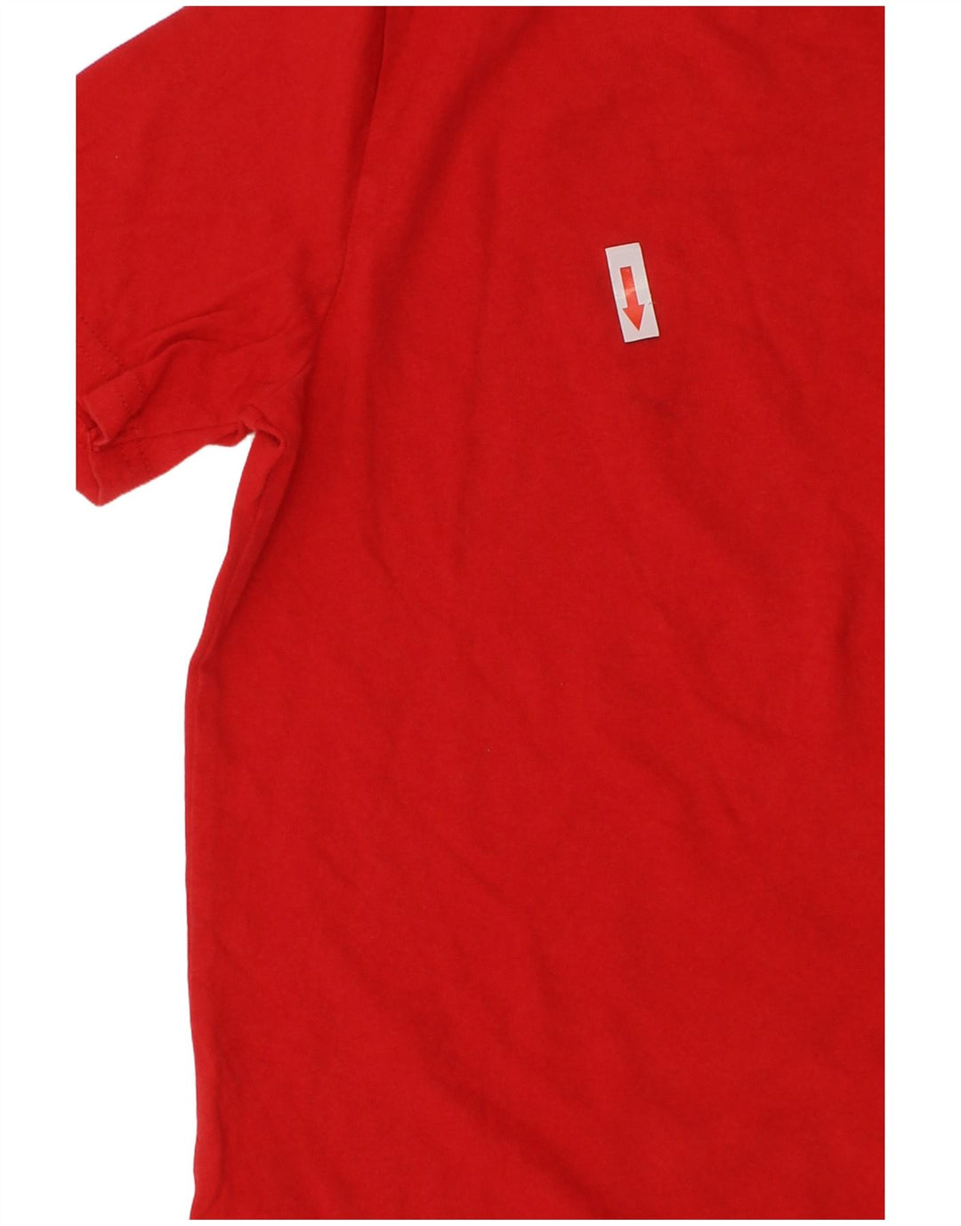 Puma Jungen T-Shirt mit Grafik, 7–8 Jahre, Größe S, rote Baumwolle