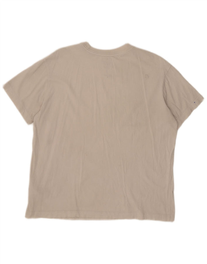 Nike Herren-T-Shirt mit lockerer Passform, mittelgroß, aus weißer Baumwolle