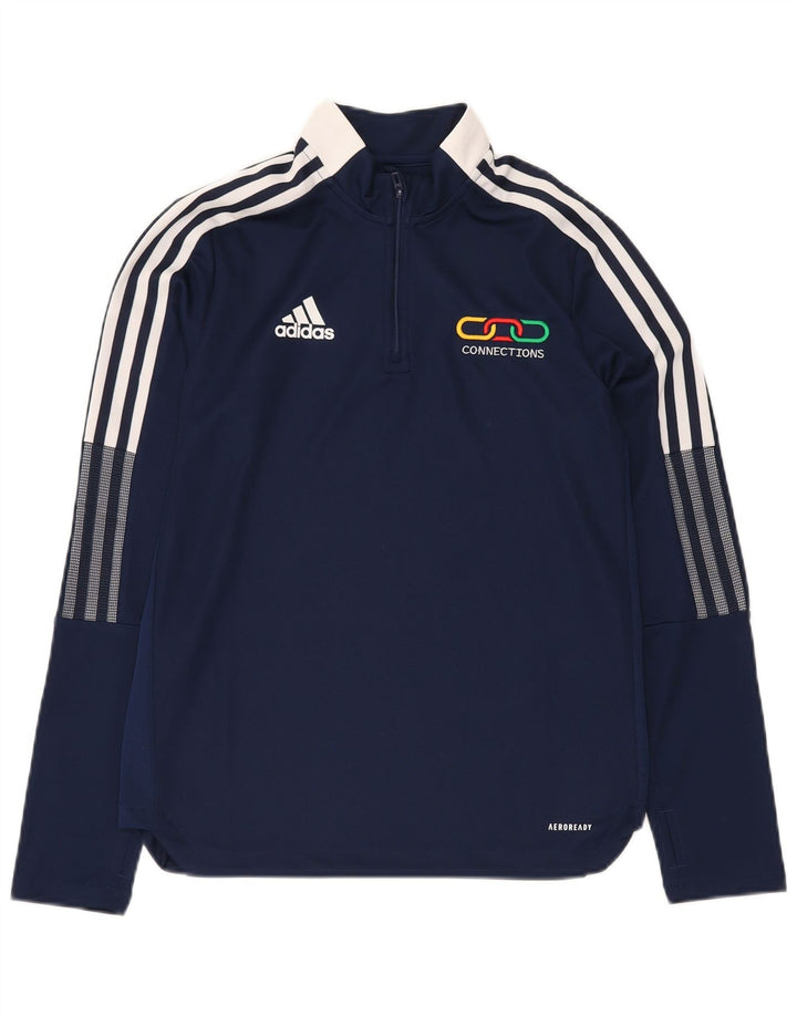 ADIDAS Aeroready Graphic Pullover-Trainingsanzug für Jungen, Marineblau, 13–14 Jahre