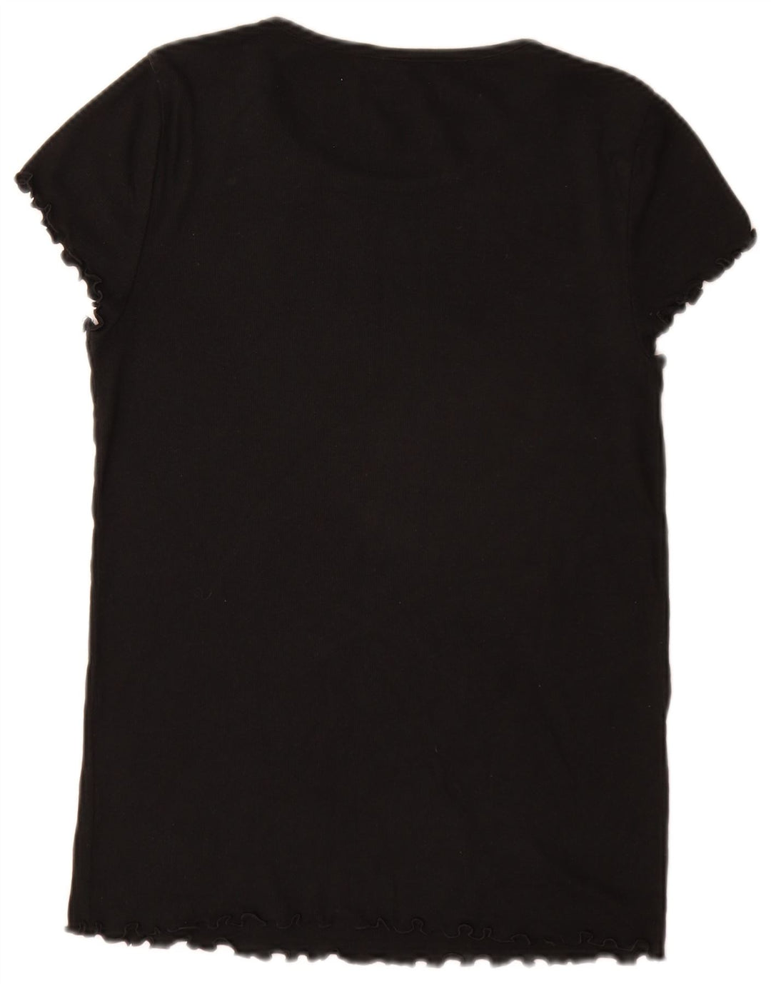 Gap Womens Tall T-Shirt Top UK 14 Medium Schwarz