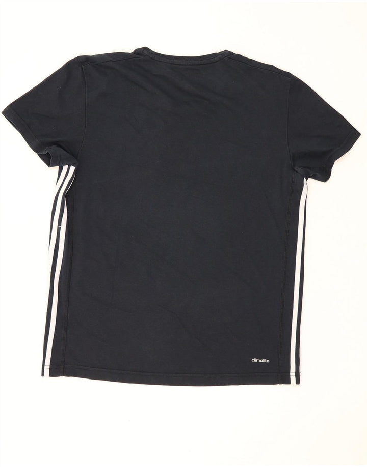 Adidas Herren Climalite T-Shirt Top Medium Schwarz