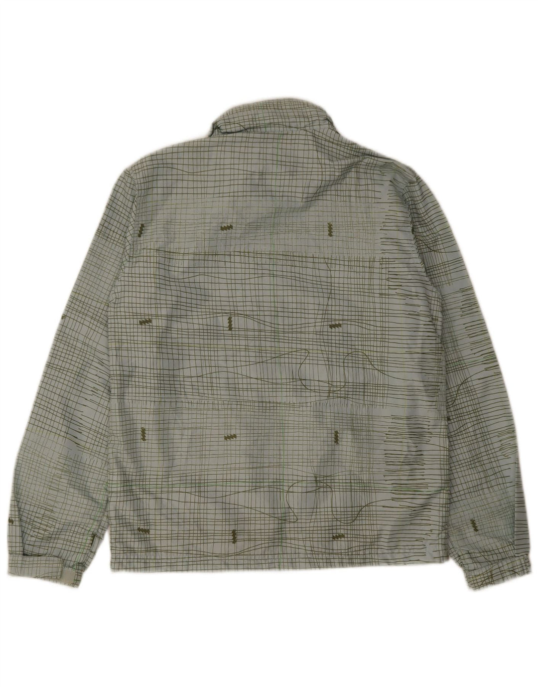 Quiksilver Damen Regenjacke UK 16 Large Blue Check Polyester