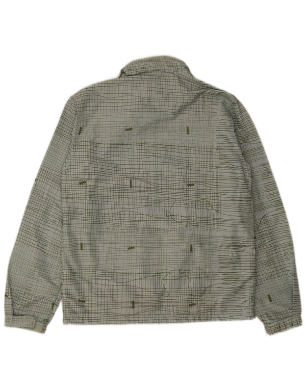 Quiksilver Damen Regenjacke UK 16 Large Blue Check Polyester