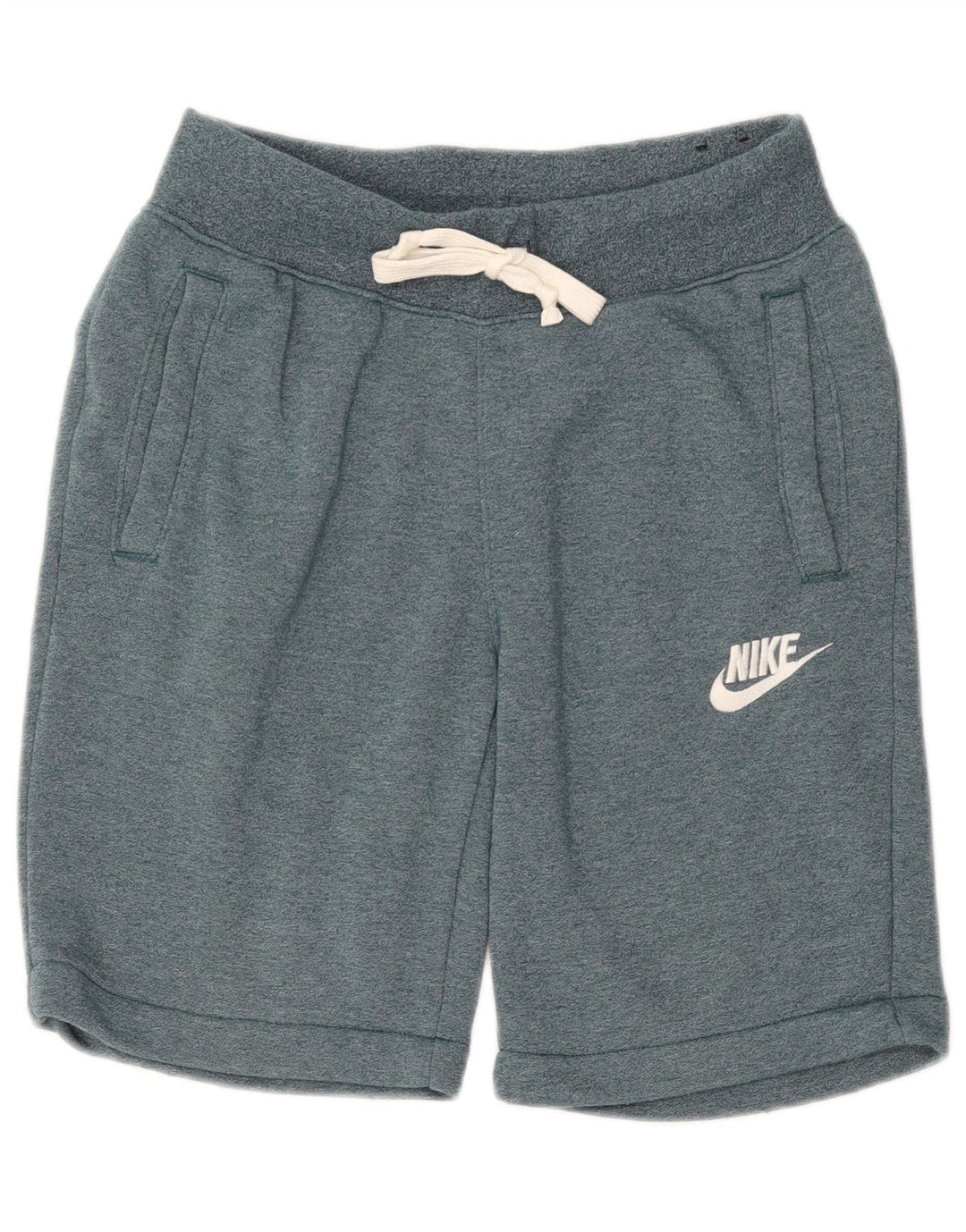 NIKE Herren-Sportshorts, Größe S, grüne Baumwolle