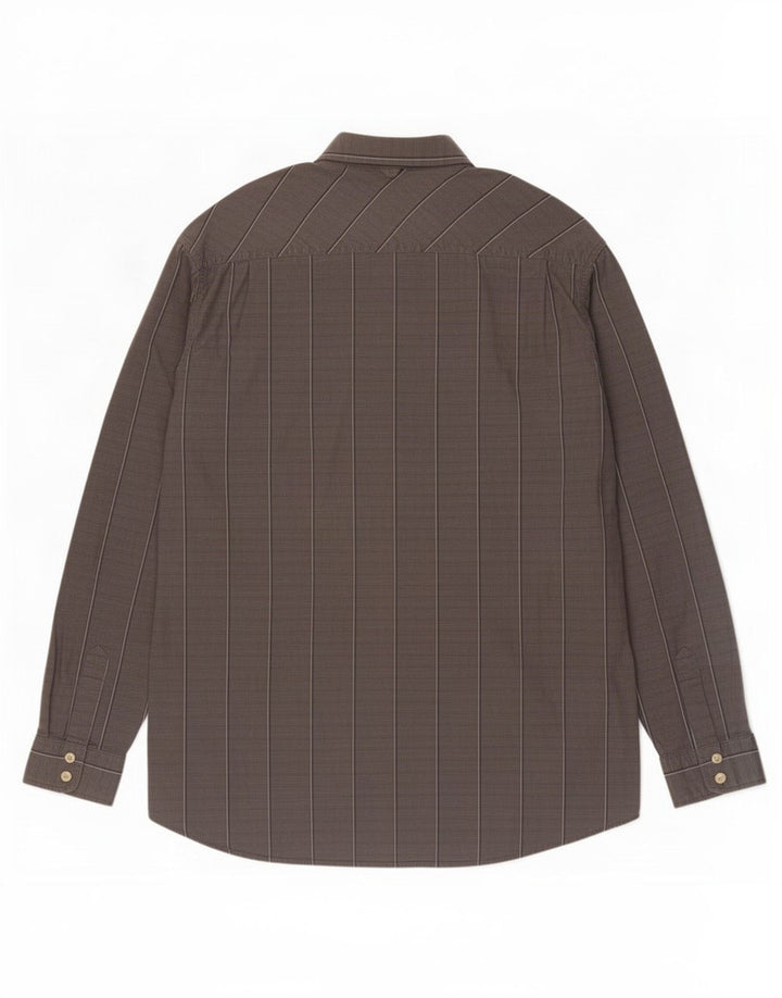 Columbia Herrenhemd 2XL grau kariert Baumwolle