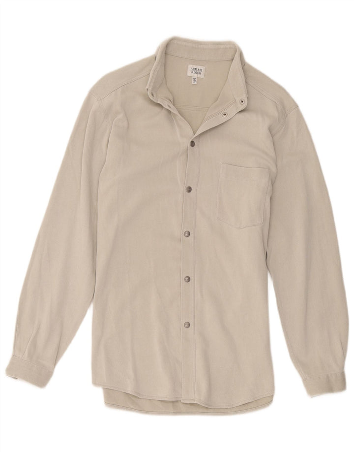 Armani Junior Jungen Hemd 13-14 Jahre Beige Baumwolle