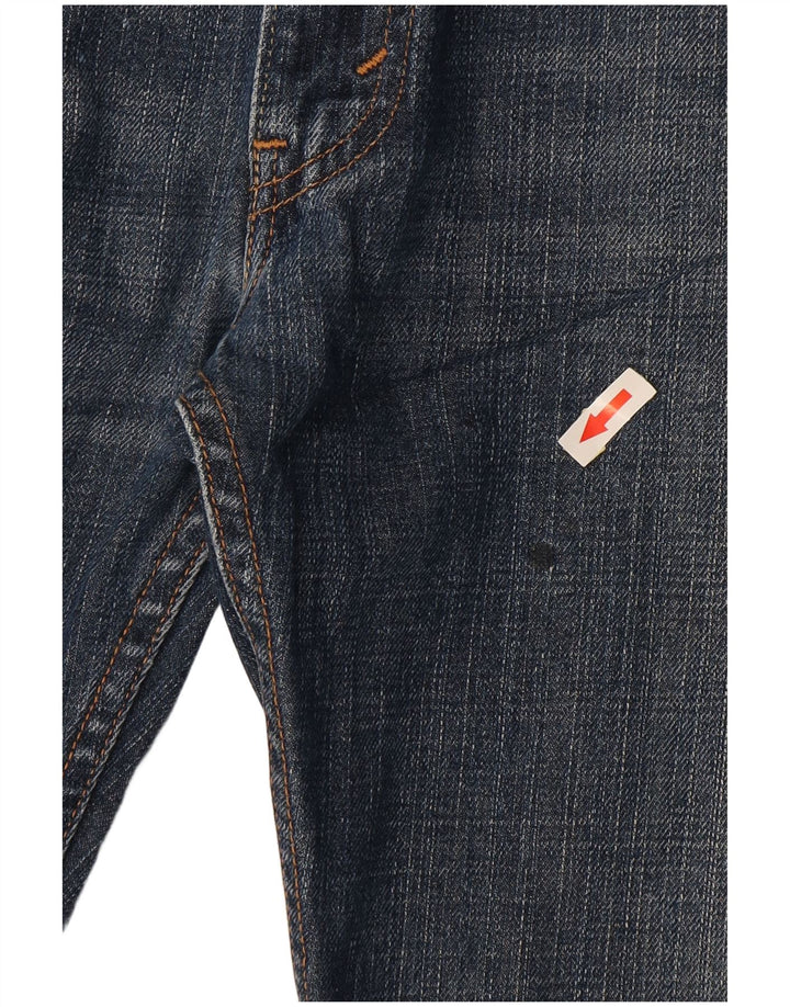 Levi's Herren 505 Straight Jeans W34 L32 Blaue Baumwolle