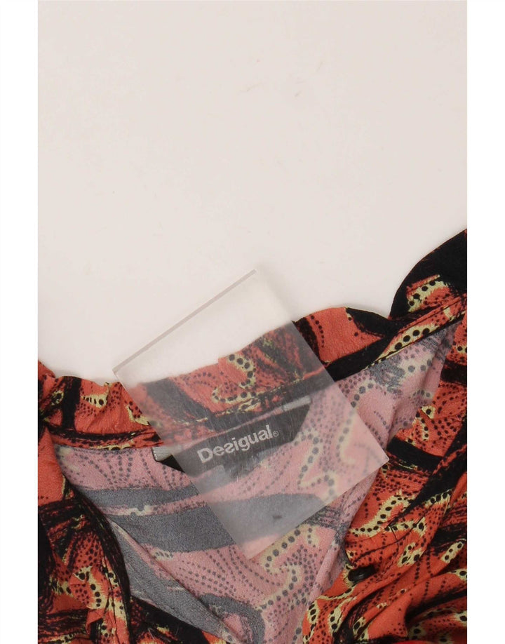 Desigual Damen-Blusenoberteil mit 3/4-Ärmeln, UK 18, XL, mehrfarbig, Patchwork