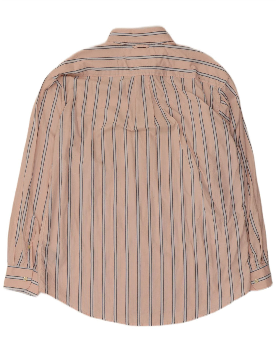 Tommy Hilfiger Herrenhemd, groß, rosa gestreift, Baumwolle