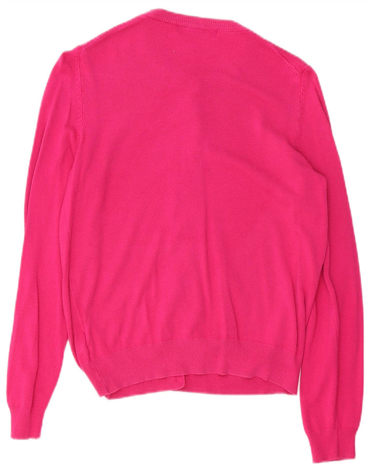 Marks & Spencer Damen-Cardigan-Pullover UK 12 Mittelrosa Viskose