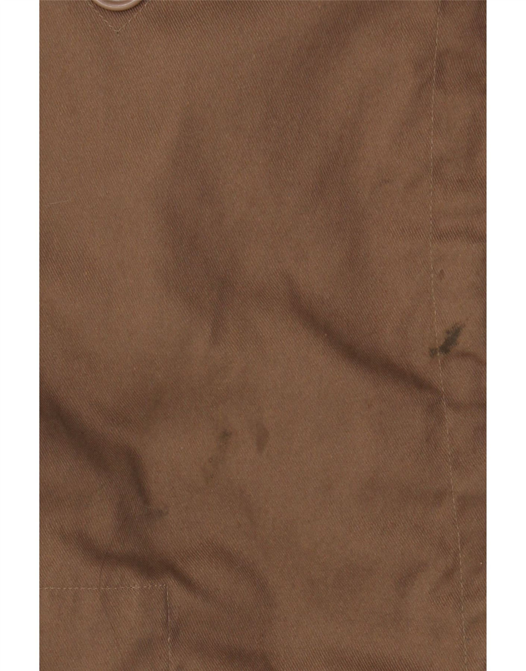 VINTAGE Herren-Parkajacke mit Kapuze, UK 42, XL, braun, Polyester