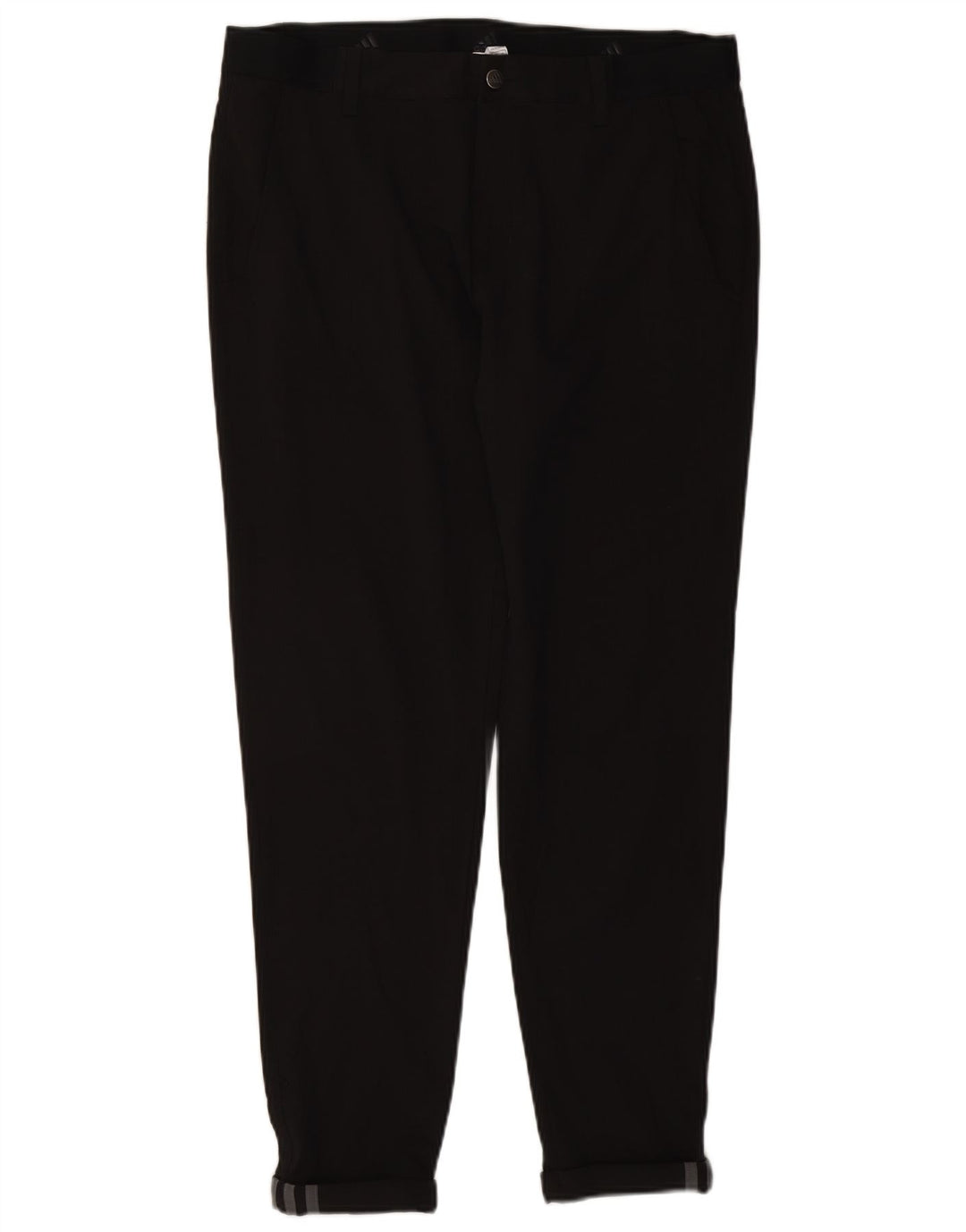 Adidas Herren Slim Chino Hose W34 L29 Schwarz Polyester