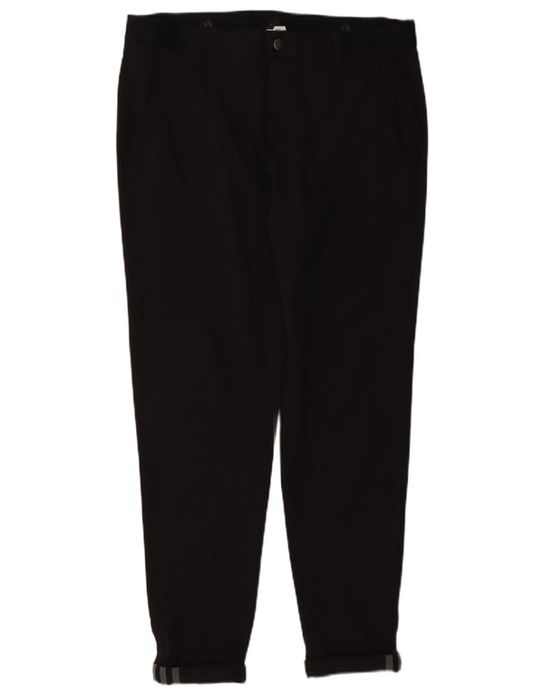 Adidas Herren Slim Chino Hose W34 L29 Schwarz Polyester