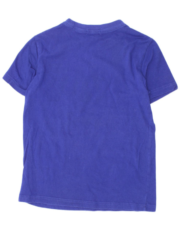 Polo Ralph Lauren T-Shirt-Oberteil für Jungen, 6–7 Jahre, blaue Baumwolle