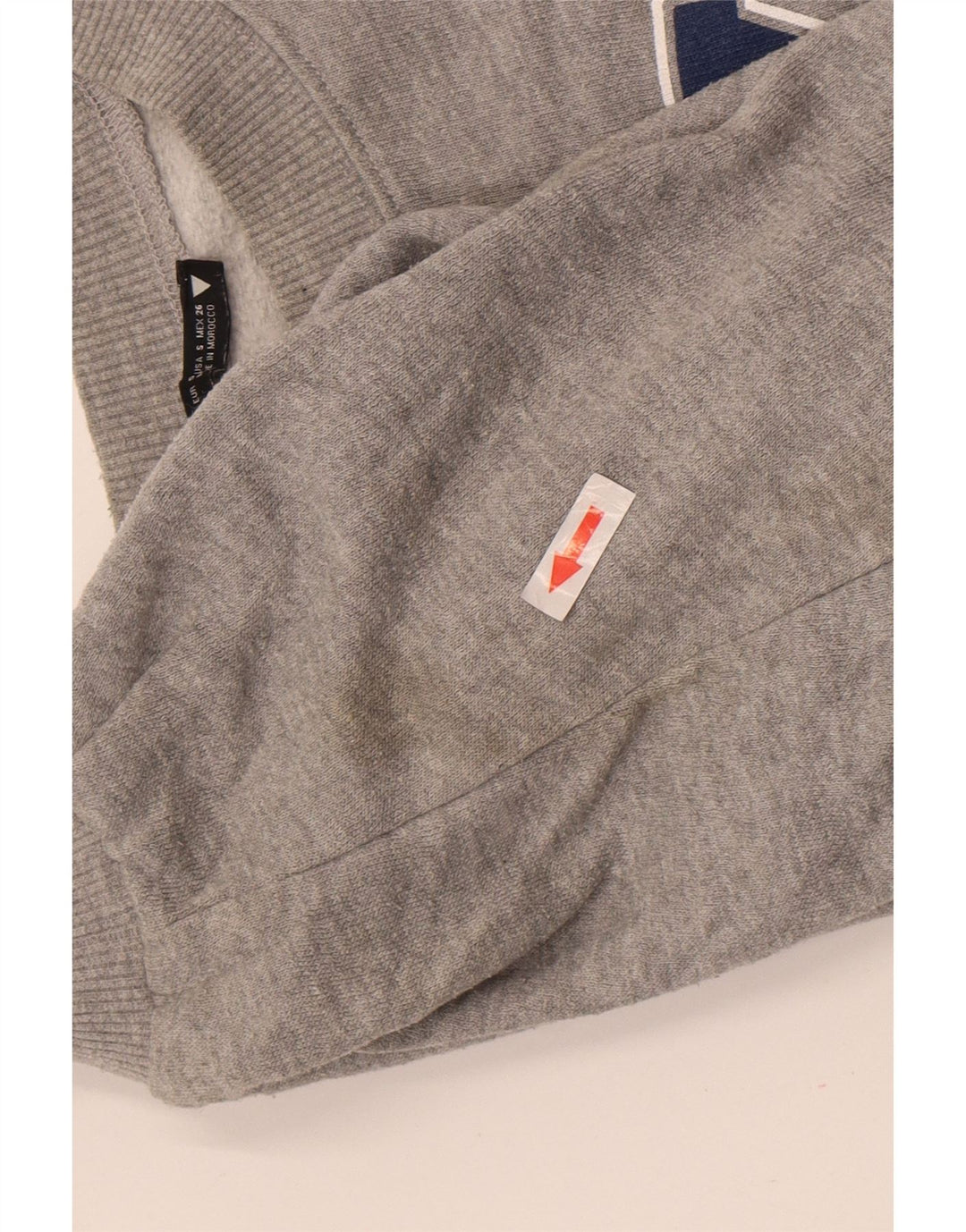 Zara Womens Brooklyn Graphic Oversized Sweatshirt Pullover UK 10 Small Grau