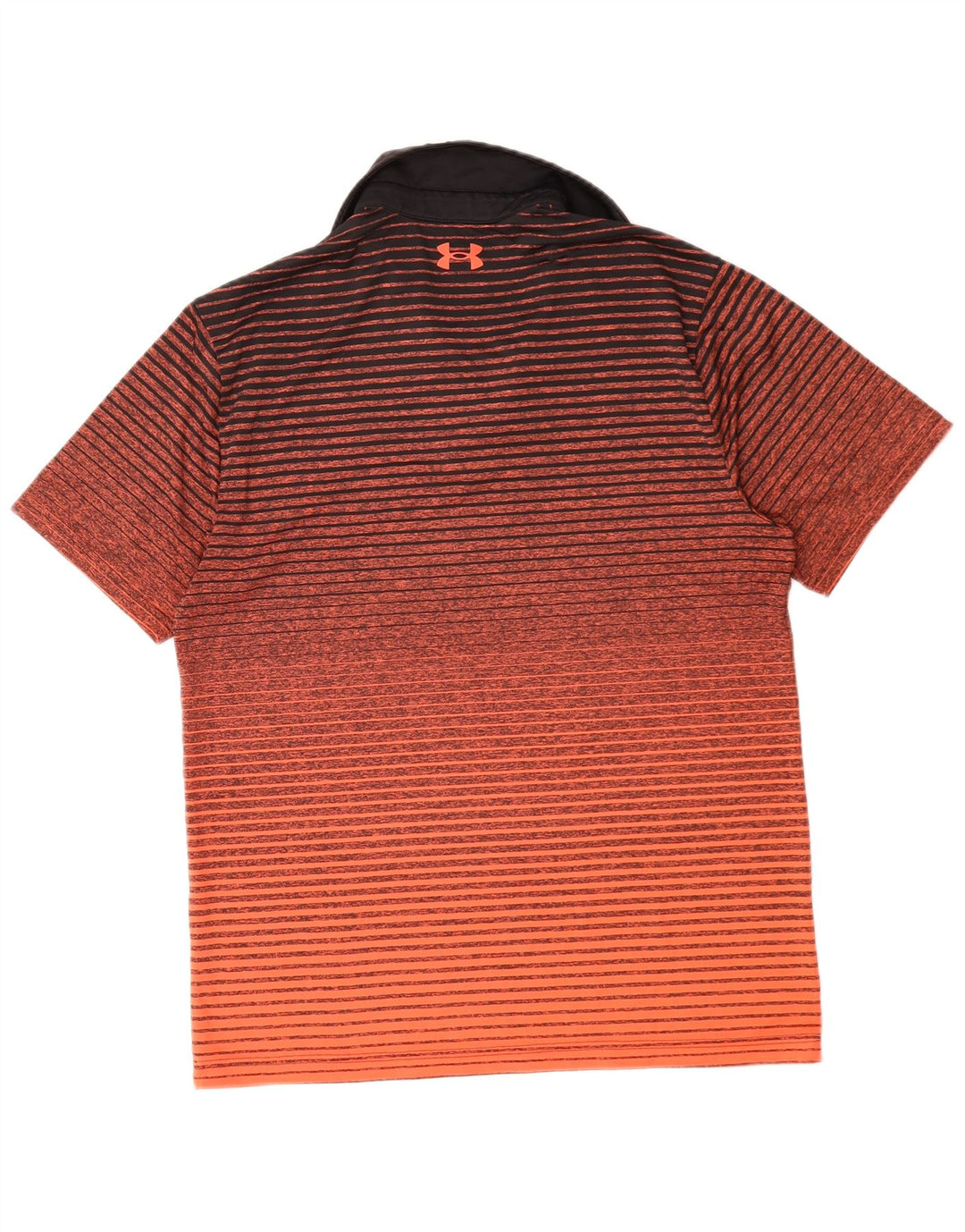 Under Armour Herren Heat Gear Poloshirt Mittelorange gestreift aus Polyester