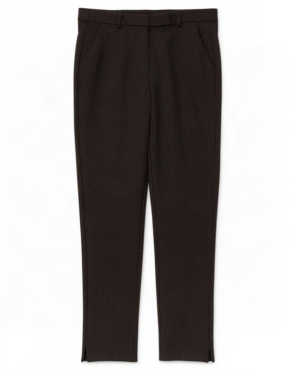 Marks & Spencer Damen-Hose mit kurzen Ärmeln, UK 12, M, W30, L27, Schwarz gefleckt