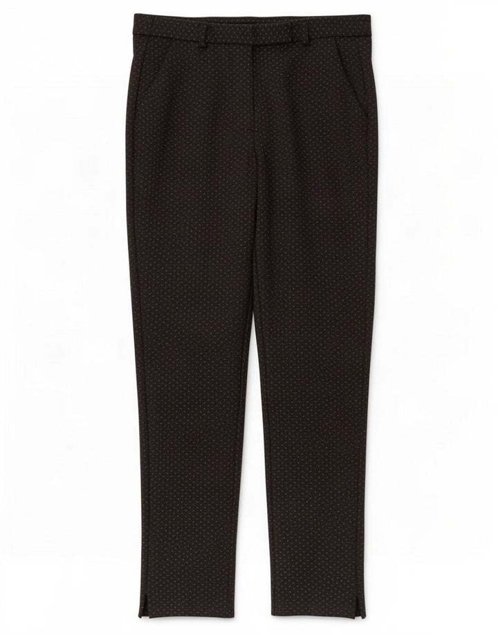 Marks & Spencer Damen-Hose mit kurzen Ärmeln, UK 12, M, W30, L27, Schwarz gefleckt