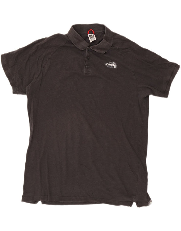 The North Face Herren-Poloshirt 2XL aus grauer Baumwolle