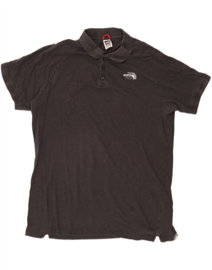 The North Face Herren-Poloshirt 2XL aus grauer Baumwolle