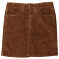 Levi's Damen Mini-Cordrock US 3 Small W30 Braune Baumwolle