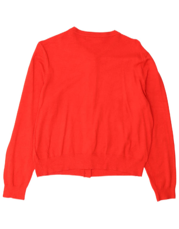 Marks & Spencer Damen-Cardigan-Pullover UK 16 Große rote Viskose