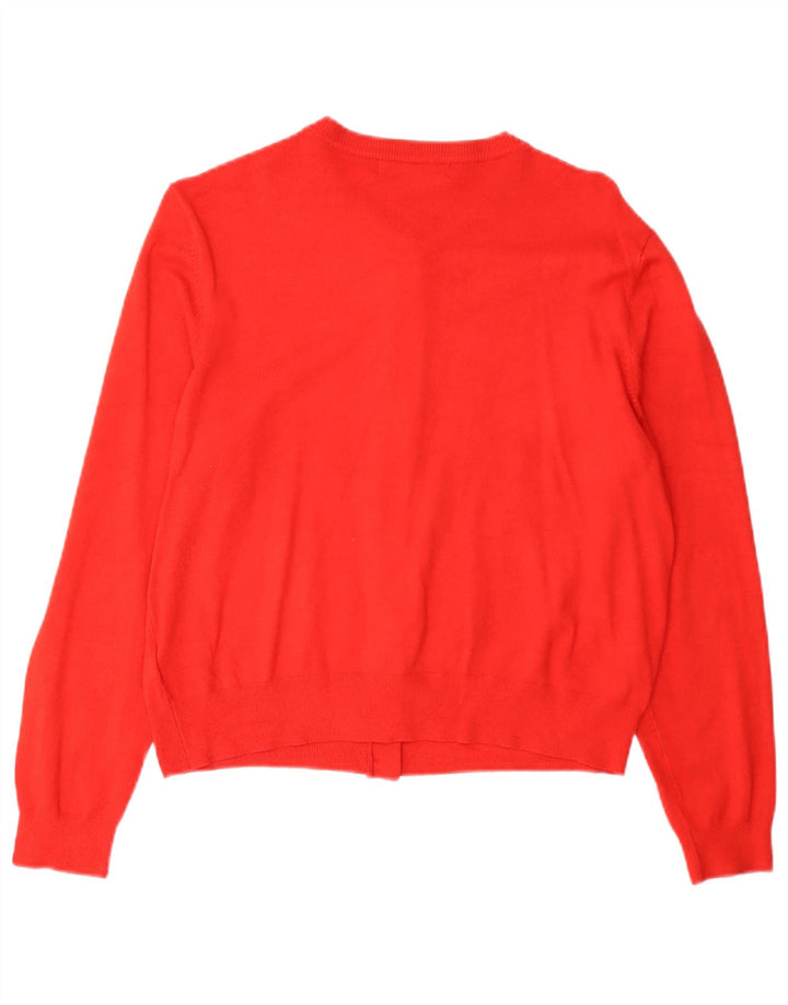 Marks & Spencer Damen-Cardigan-Pullover UK 16 Große rote Viskose