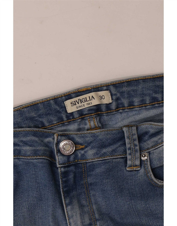 SIVIGLIA Damen Slim Jeans W30 L31 Blau