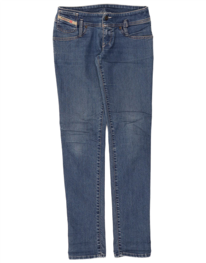 Diesel Damen Slim Jeans W27 L32 Blaue Baumwolle