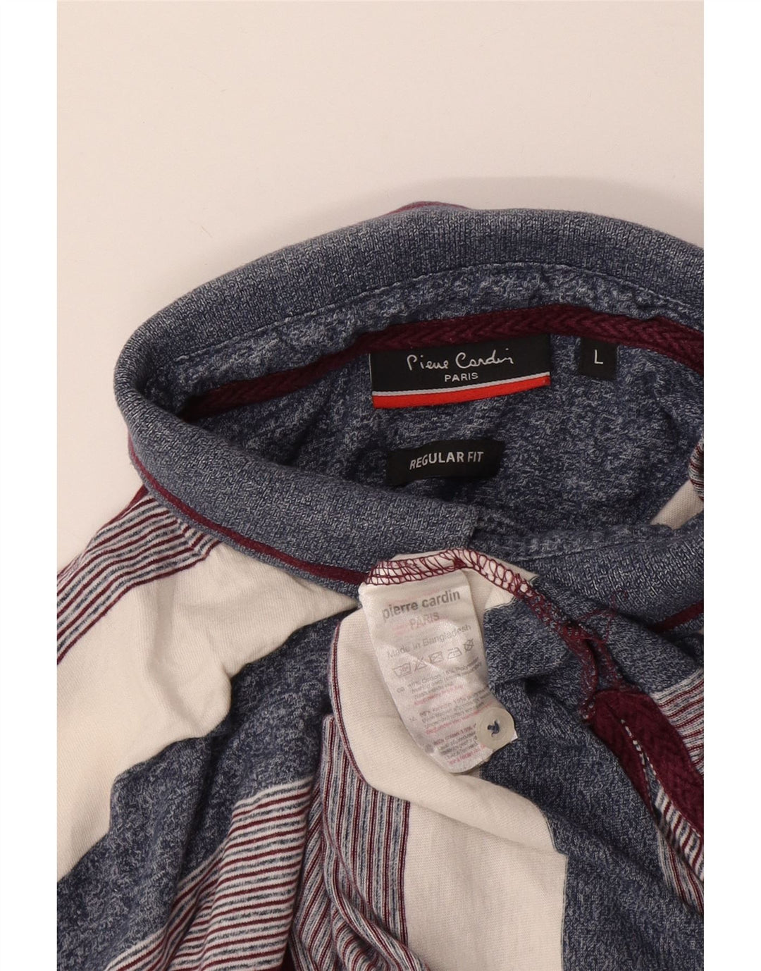 Pierre Cardin Herren-Poloshirt mit normaler Passform, groß, mehrfarbig, gestreift