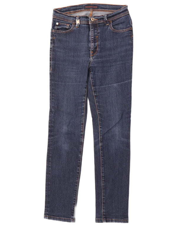 Trussardi Damen Slim Jeans W28 L28 Blau