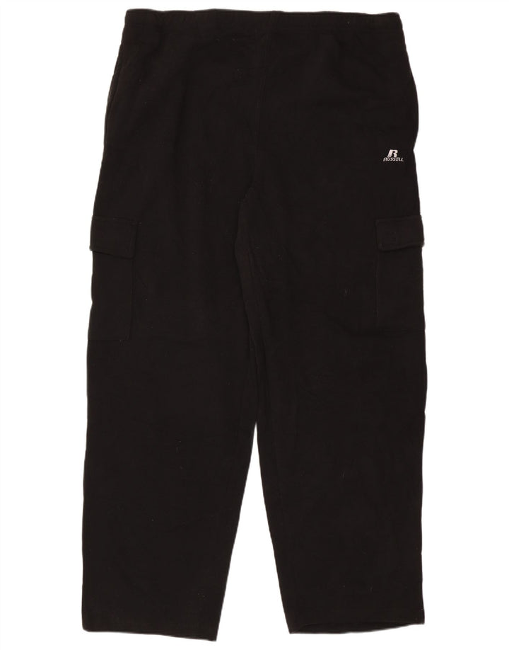 RUSSELL ATHLETIC Herren Cargo-Trainingshose 2XL Schwarz Polyester