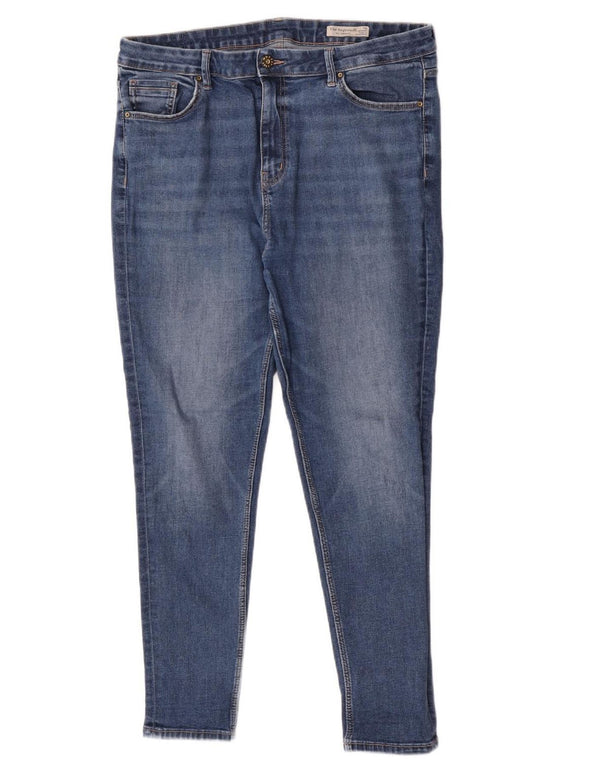 Marks & Spencer Damen Ivy Regular Fit Skinny Jeans UK 18 XL W36 L27 Blau
