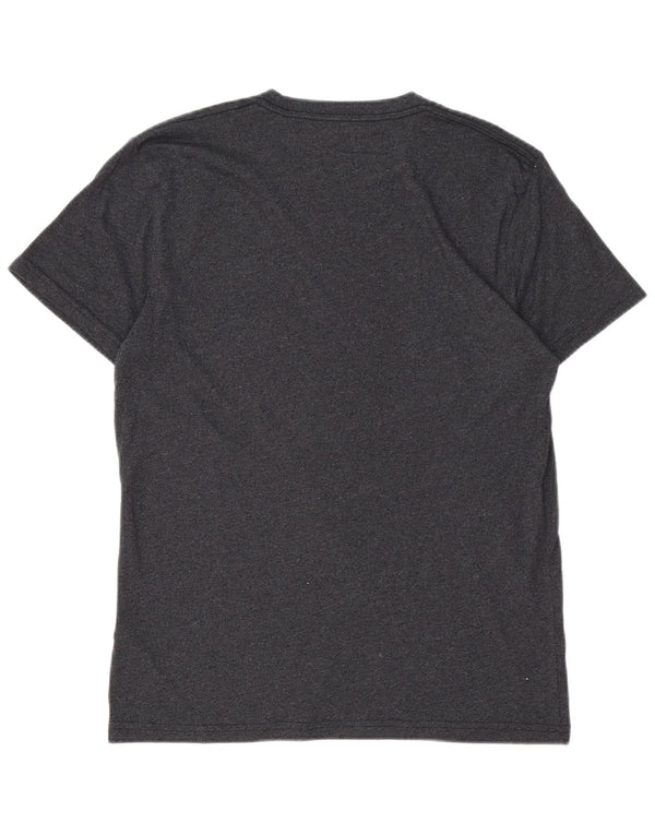 HOLLISTER Herren T-Shirt Top Small Grau Baumwolle