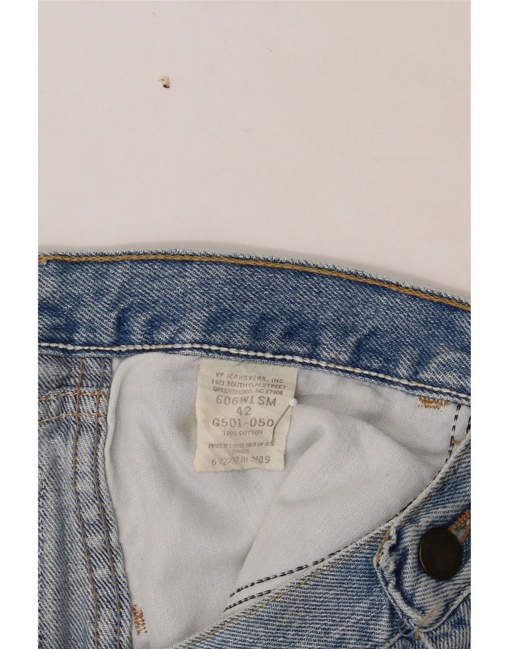 WRANGLER Mens Denim Shorts W42 2XL Blue Cotton Vintage Wrangler and Second-Hand Wrangler from Messina Hembry 