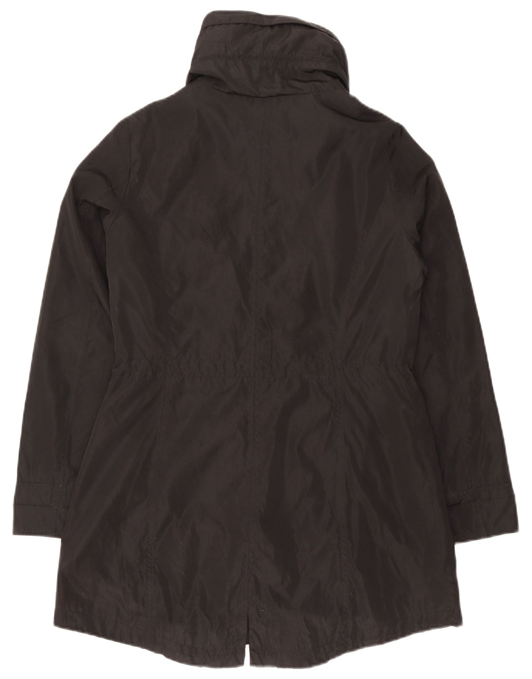 Michael Kors Damen-Parka mit Kapuze, UK 10, Größe S, Schwarz, Polyester