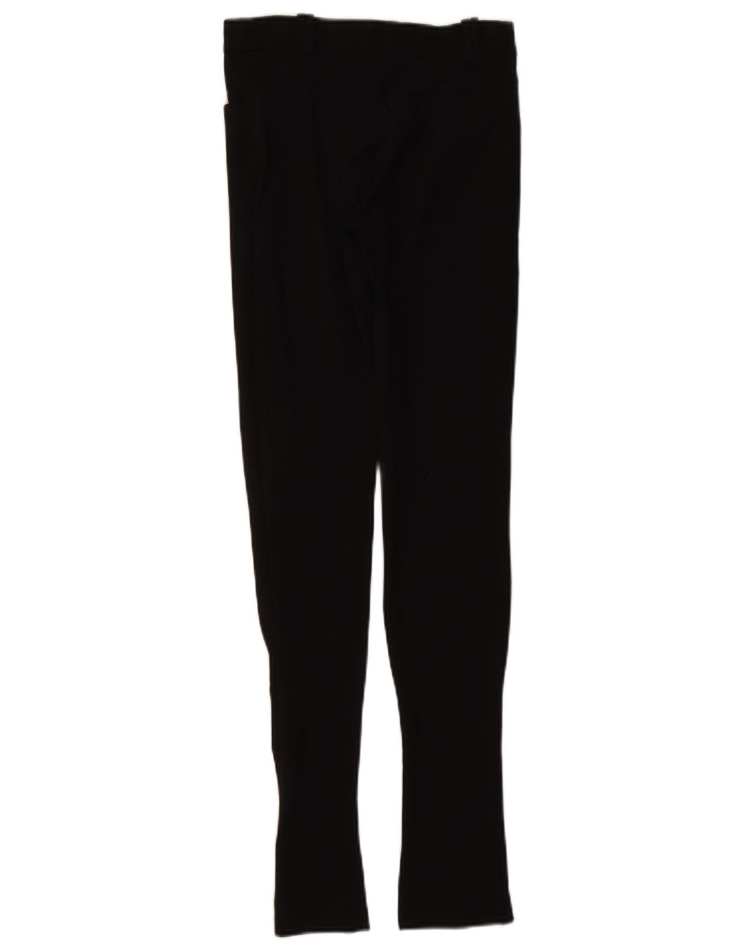 ZARA Damen Skinny Freizeithose XS W24 L32 Schwarz Synthetik