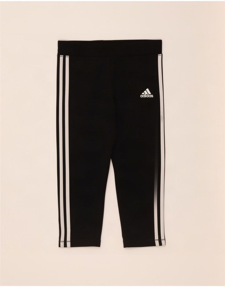 Adidas Climalite Capri-Leggings für Mädchen, 14–15 Jahre, schwarzes Polyester