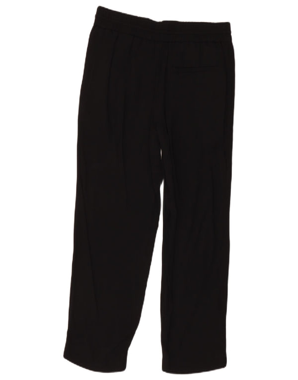 Cos Damen-Hose mit lockerer Passform, EU 36, Größe S, W32, L25, schwarze Viskose