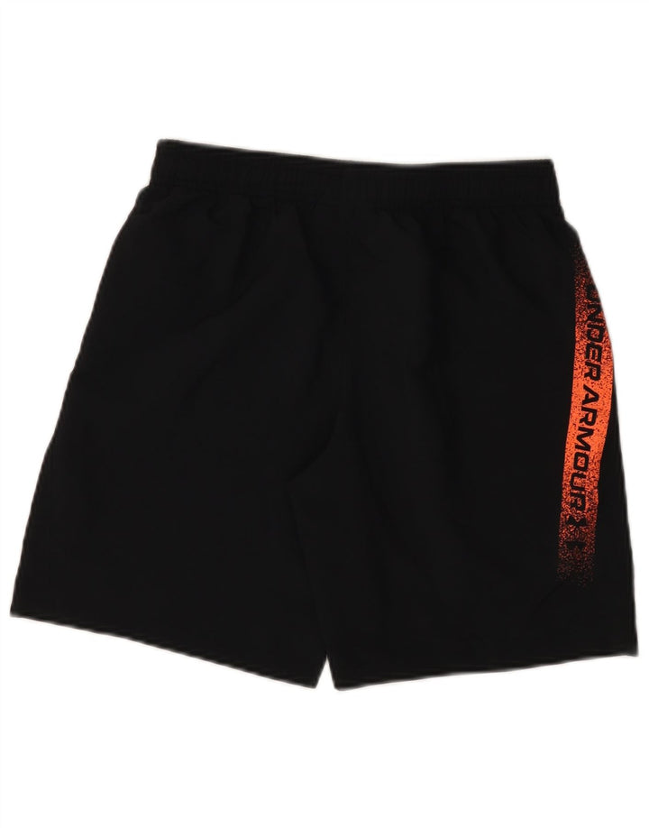 Under Armour Jungen-Sportshorts mit Grafik, 11–12 Jahre, Größe L, schwarzes Polyester