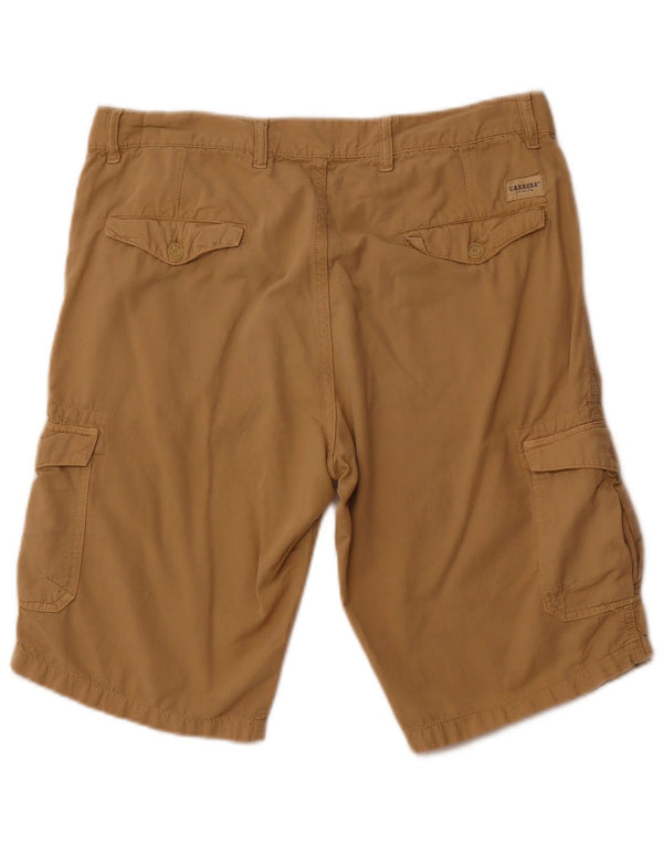 CARRERA Herren 618 Regular Cargo Shorts it 50 Large W34 Beige Baumwolle