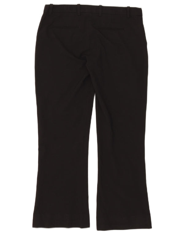 Gap Damen Flare-Cropped-Hose UK 6 XS W28 L26 Schwarzes Polyester
