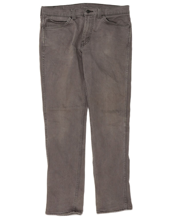 Levi's Herren 511 Slim Jeans W34 L32 Graue Baumwolle